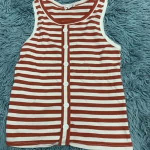 Heart & Hips Girls stripped tank top